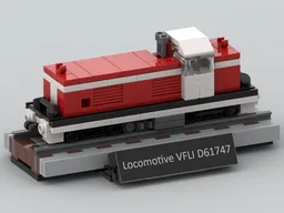 Locomotive D61747 - 1/55 - V2