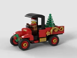 Vintage Christmas truck