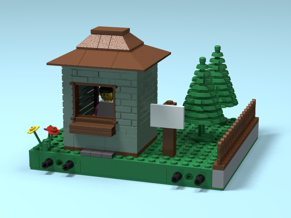 Lego Modular Park Lemonade Stand