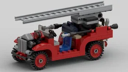 Winter Village Fire Engine for 10263
