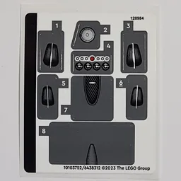 Sticker Sheet for Set 76915-1 / [No Color/Any Color]
