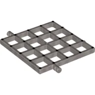 Duplo Trap Door Grate 4 x 4 / Pearl Light Gray