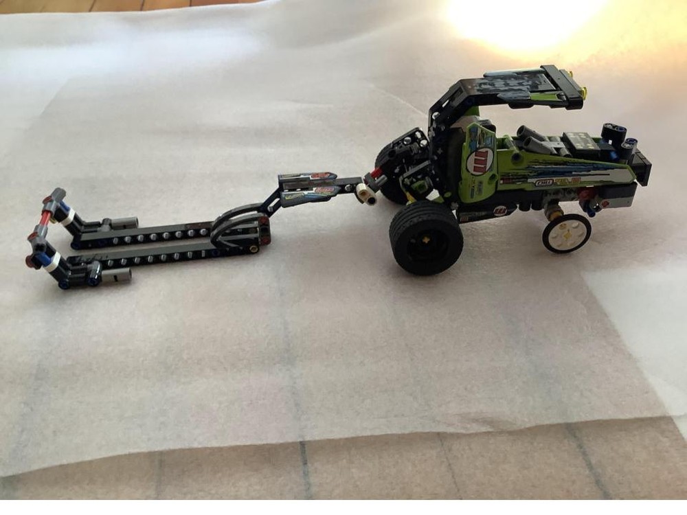 Lego 42103 Tractor with Snow Trailer