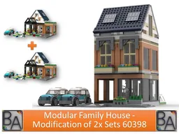 Modular Family House - Modification of 2x Sets 60398