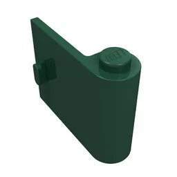 Door 1 x 3 x 2 Right / Dark Green