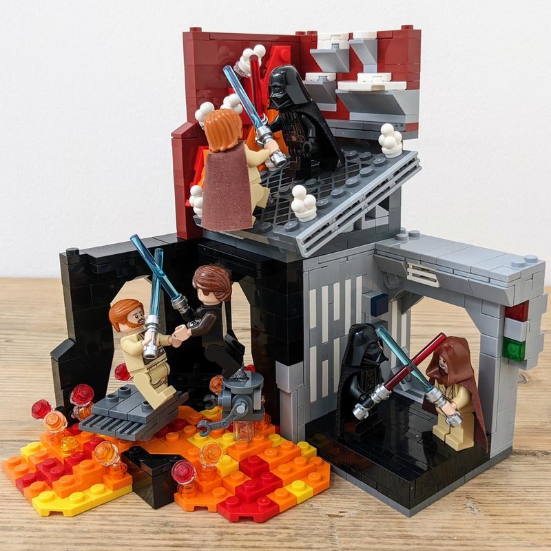 Lego Obi-wan Vs Vader Habitat (Battle of the Heroes Collection)