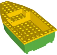 Boat, Hull Unitary 16 x 8 with Yellow Top (28533 / 28535)