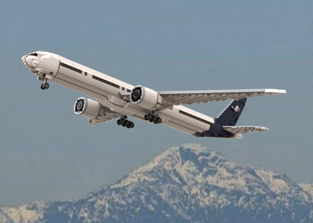 Lego Boeing 777-9 - Lufthansa Livery (1:100)