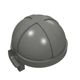Hat / Helmet, Aviator Cap / Dark Bluish Gray