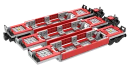 Intermodal Triple Container Flatcar