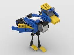 31087 Blue Running Bird