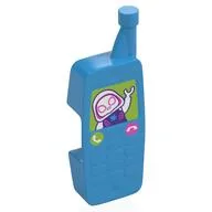 Duplo Telephone with Reinforced Antenna with Spider-Gwen on Lime Background Print