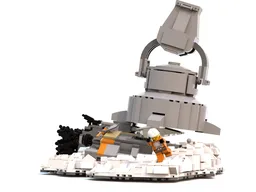 MOC "SnowSpeeder Crash"