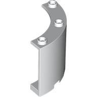 Lego Panel 4 x 4 x 3 Quarter Cylinder / White
