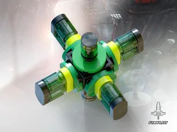 Spinning Top #41 Green Energy Tube Reactor