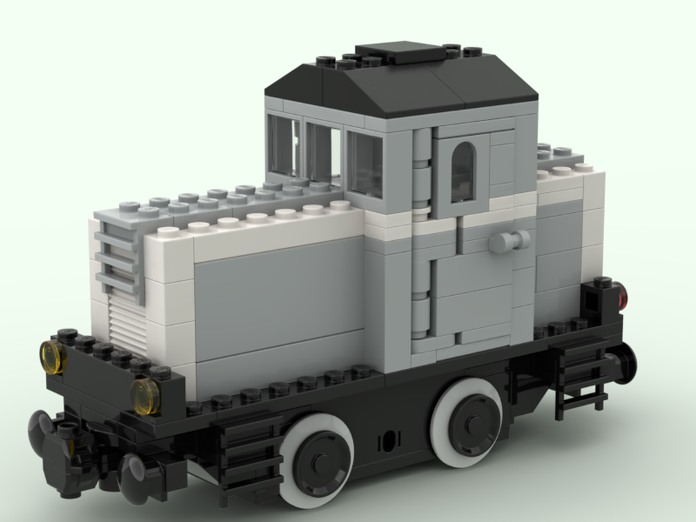 Lego 7760 Electric Diesel Locomotive (Diesel Shunter Locomotive) - Powered Up MOC