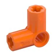 Technic Axle and Pin Connector Angled #6 - 90° / Orange