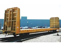 Flat Freight Car Bulkhead
