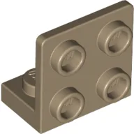 Bracket 1 x 2 - 2 x 2 Inverted / Dark Tan