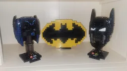 Classic Batman Logo Brickbuild