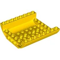 Brick Curved Inverted 8 x 8 x 2 Double / Yellow