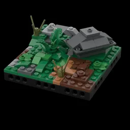 Modular Terrain Diorama module 1