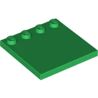 Plate Special 4 x 4, Studs on One Edge Plain] / Green