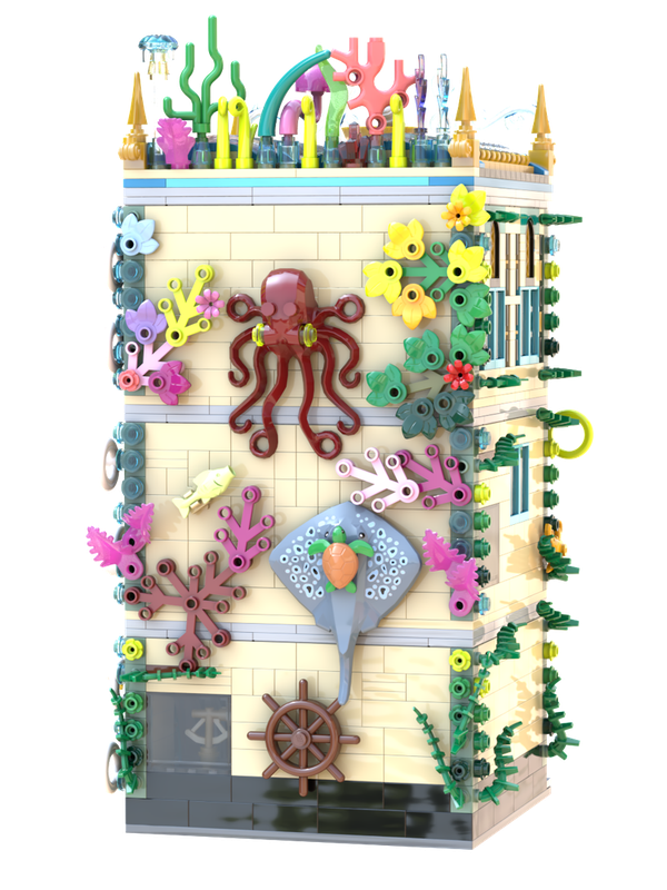 Lego Hermit Crab Ocean Themed Bar