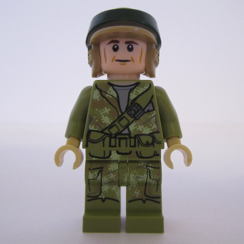 Lego Rebel Trooper in Endor Uniform, Olive Green Legs