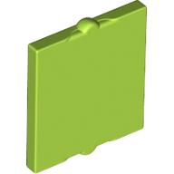 Lego Glass for Window 1 x 2 x 2 Flat / Lime