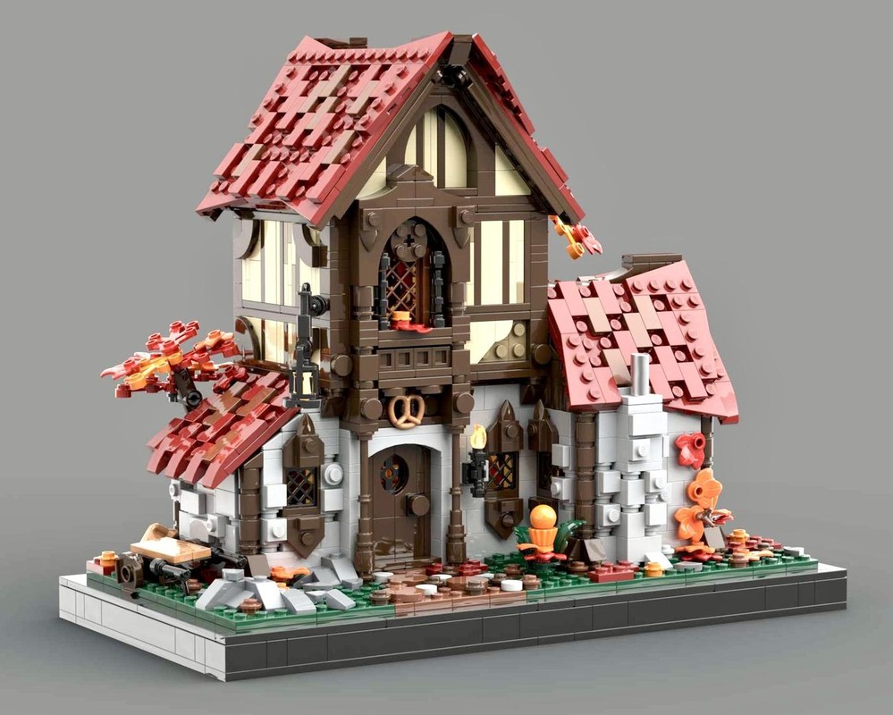 Lego Medieval Fantasy Bakery - Modular