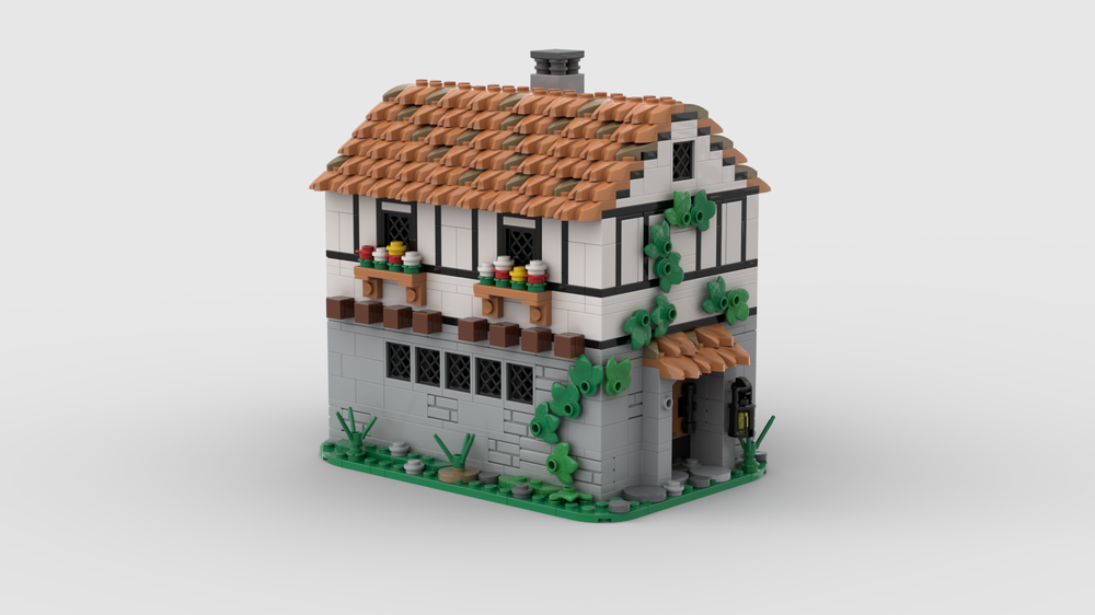 Lego Medieval Tavern (Stylized to be used in conjunction with set 10305)