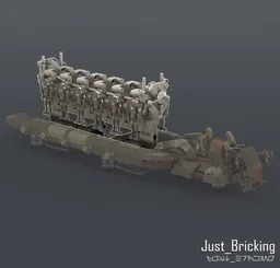 Platoon Attack Craft - Super Battle Droid Rack