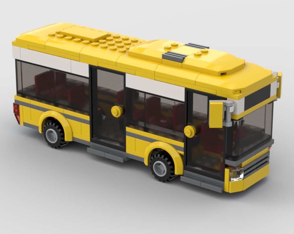 Lego 7641 Bus with Roof Mod