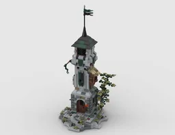 Medieval Forest Watchtower