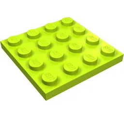 Plate 4 x 4 / Lime