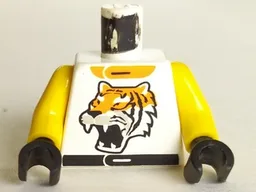 Torso Racers Race Tiger Pattern / Yellow Arms / Black Hands