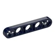 Technic Beam 1 x 5 Thin with Axle Holes on Ends / Dark Blue