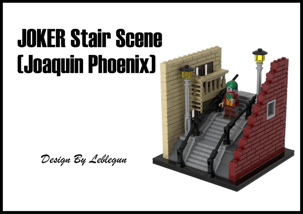 Lego Joker Stairs Movie Scene