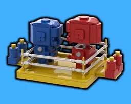 Boxing Robots w/ Cage