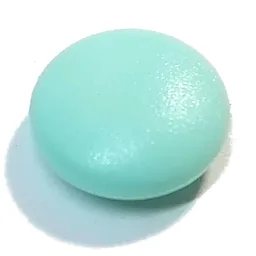 Clikits Icon, Round 2 x 2 Small Thin with Pin / Trans-Medium Blue
