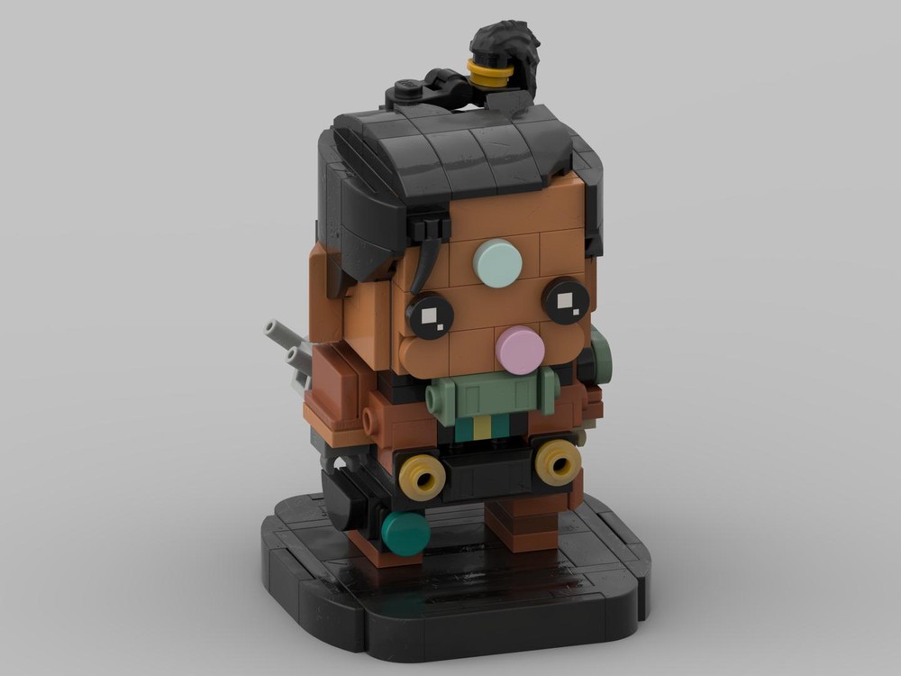 Lego Rampart from Apex Legends in LEGO Brickheadz