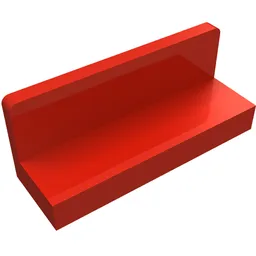 Panel 1 x 3 x 1 / Red