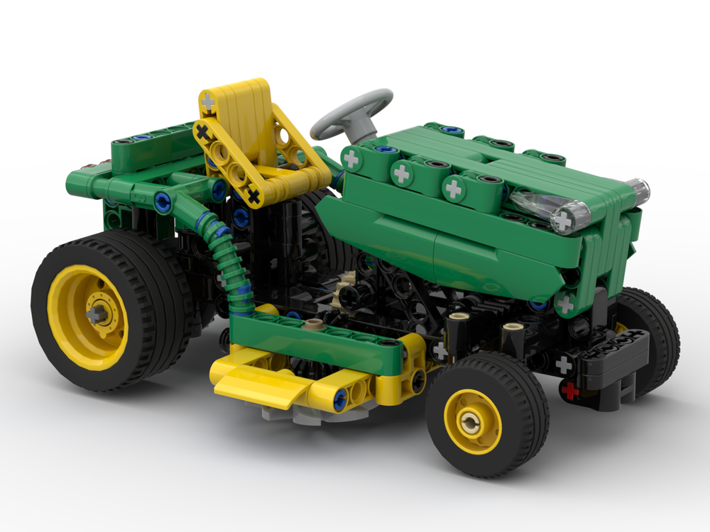 Lego John Deere Lawn Mower Tractor Rasenmähertraktor