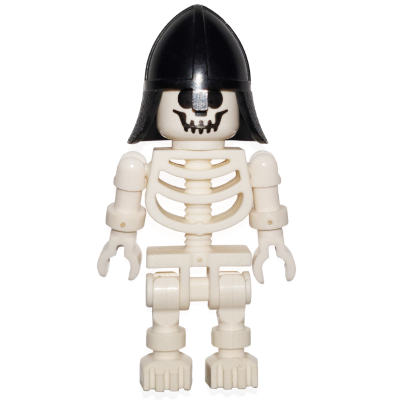 Lego Skeleton, Standard Face, Helmet with Neck-Protector