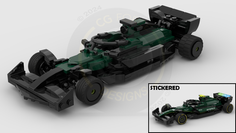Lego F1 Aston Martin AMR24