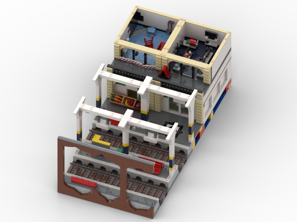 Lego Underground Station Module #2