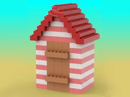 Slatted Door Beach Hut