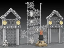 Portcullis and Fire Cauldron