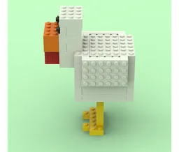 Computer Game Style Chicken
